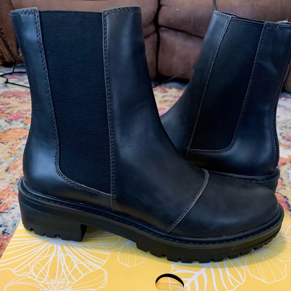 Yellow box boots